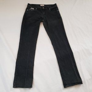 Saza Black Jeans Pocket Studs Juniors 9